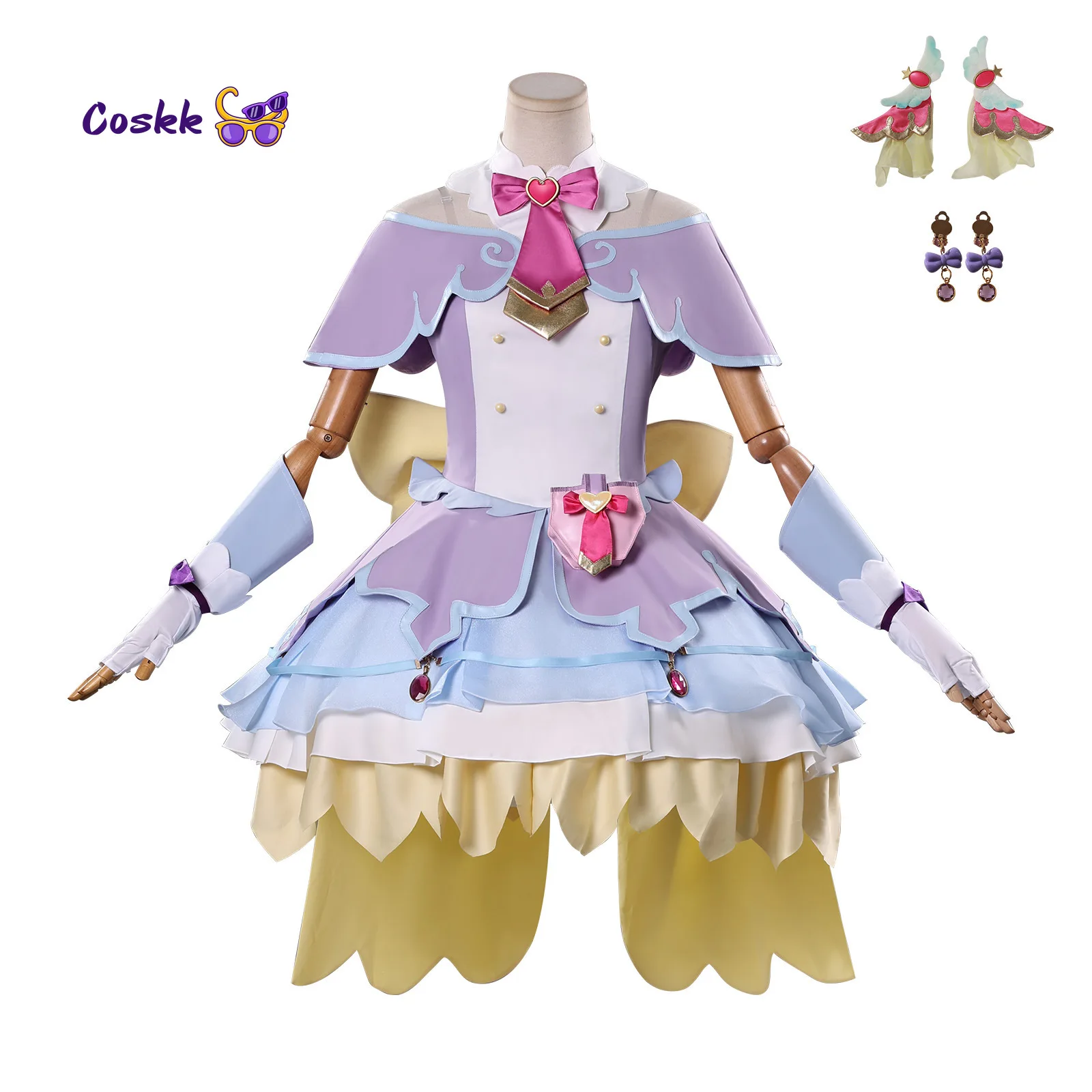 

Костюм для косплея Акечи Анны из аниме «Детектив Премиум»! Cure Answer! Одежда для вечеринок на Рождество и Хэллоуин