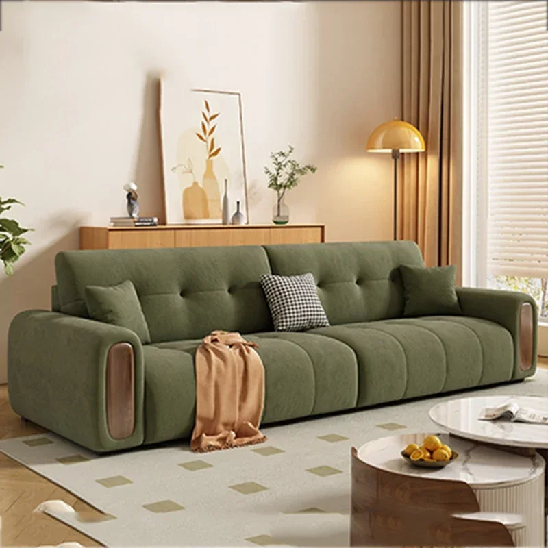 

Деревянные секционные диваны в скандинавском стиле, двойной удобный диван для гостиной, ленивый двухместный диван Divani Da Soggiorno, мебель для спальни