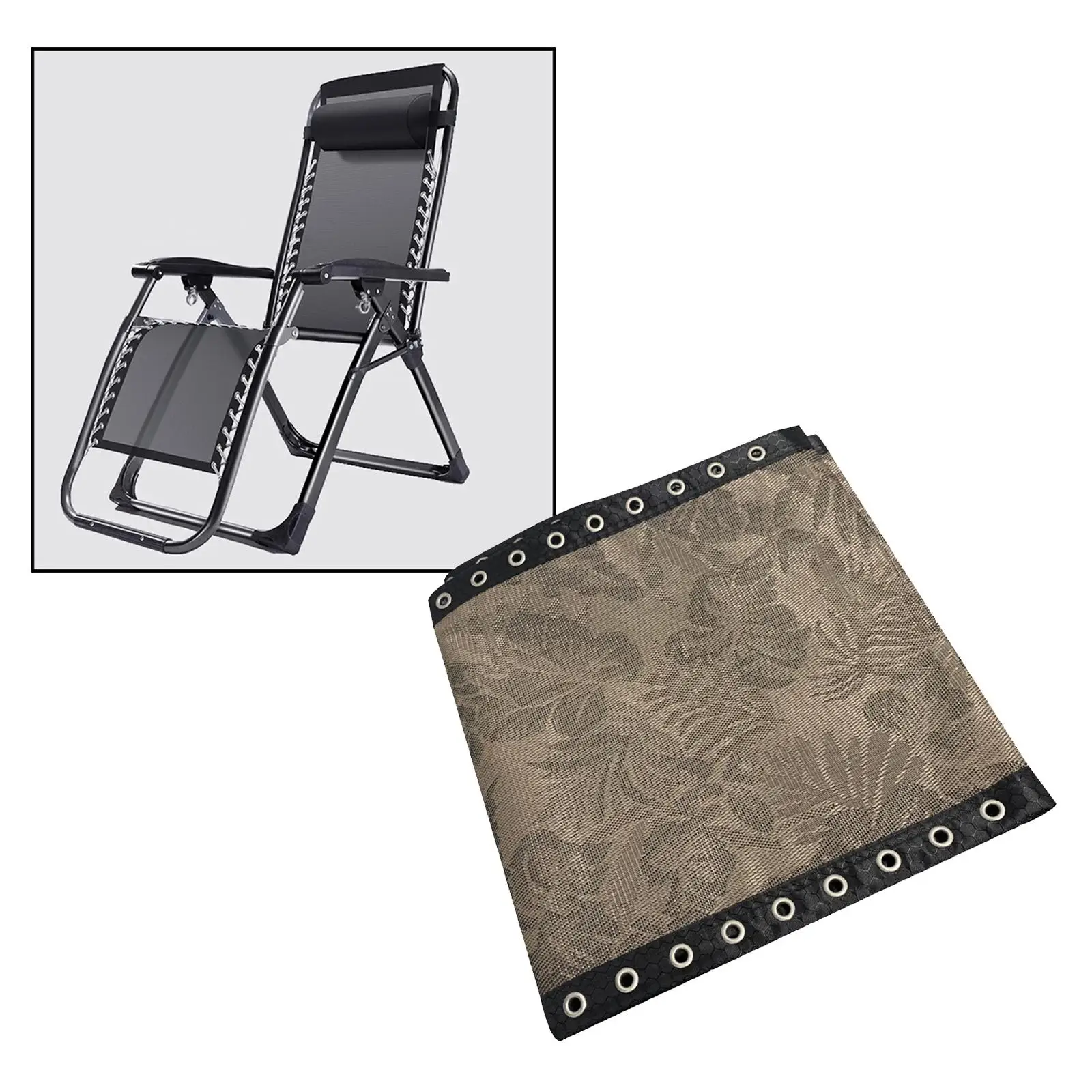 

Fabric Cloth Replacement for Outdoor Leisure Recliner Chairs Couch Sun Loungers 160x43cm