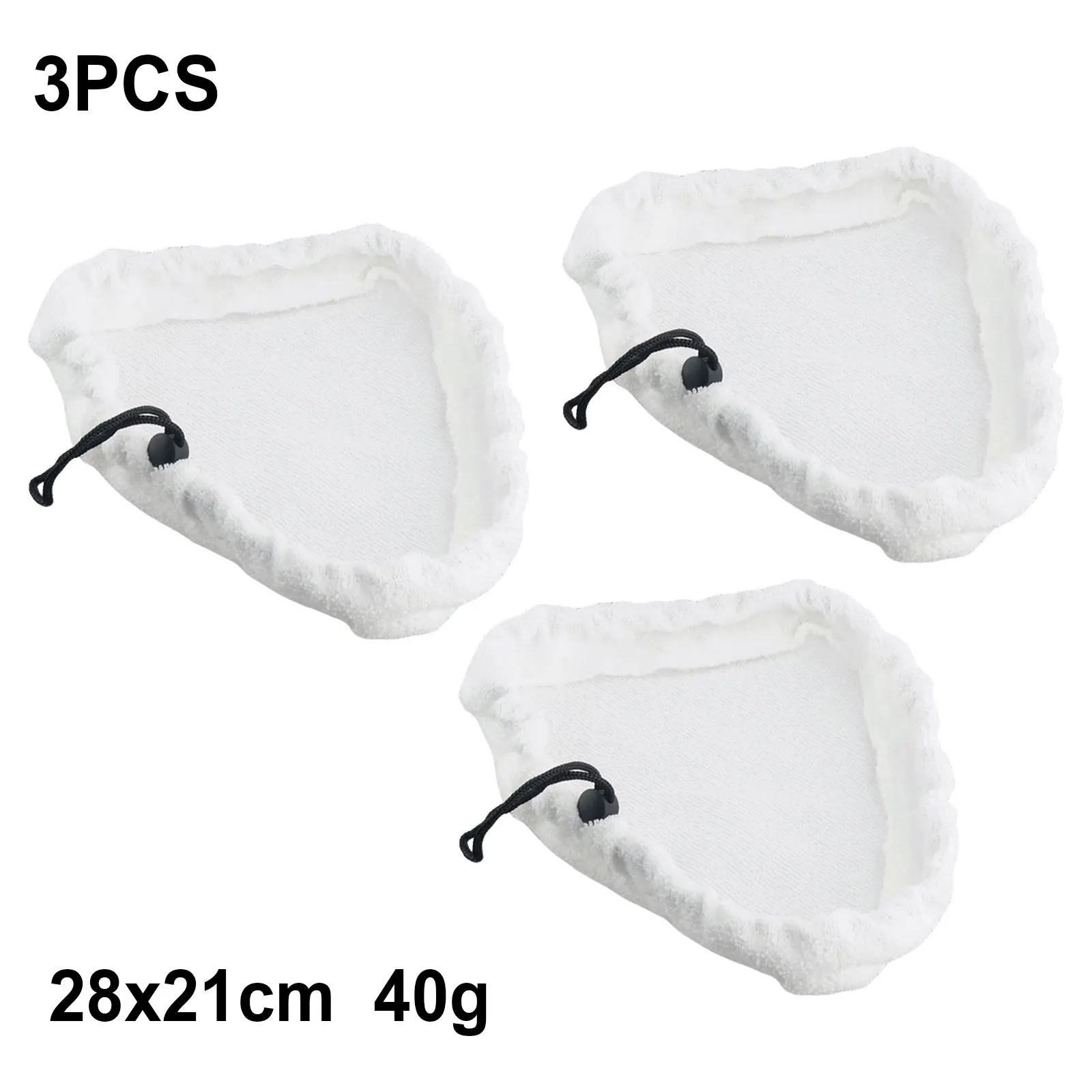 

Microfibre Cleaning Pad Cloth Steam Floor Super absorbent Steamer Accessories High quality Washable White Sale