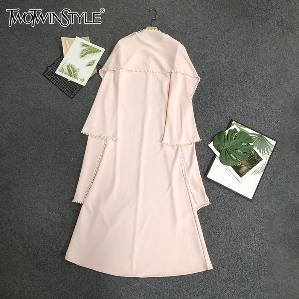 

Элегантное облегающее платье-шаль TWOTWINSTYLE для женщин, с круглым вырезом, без рукавов, на бретелях, KDR544666