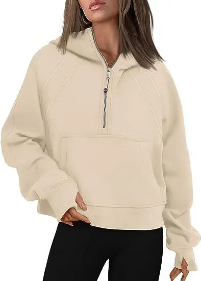 Sweat à capuche coupe ample pour femmes, vêtements transfrontaliers f fermeture éclair Fce doublé ort Sle 69, Streetwear confortable