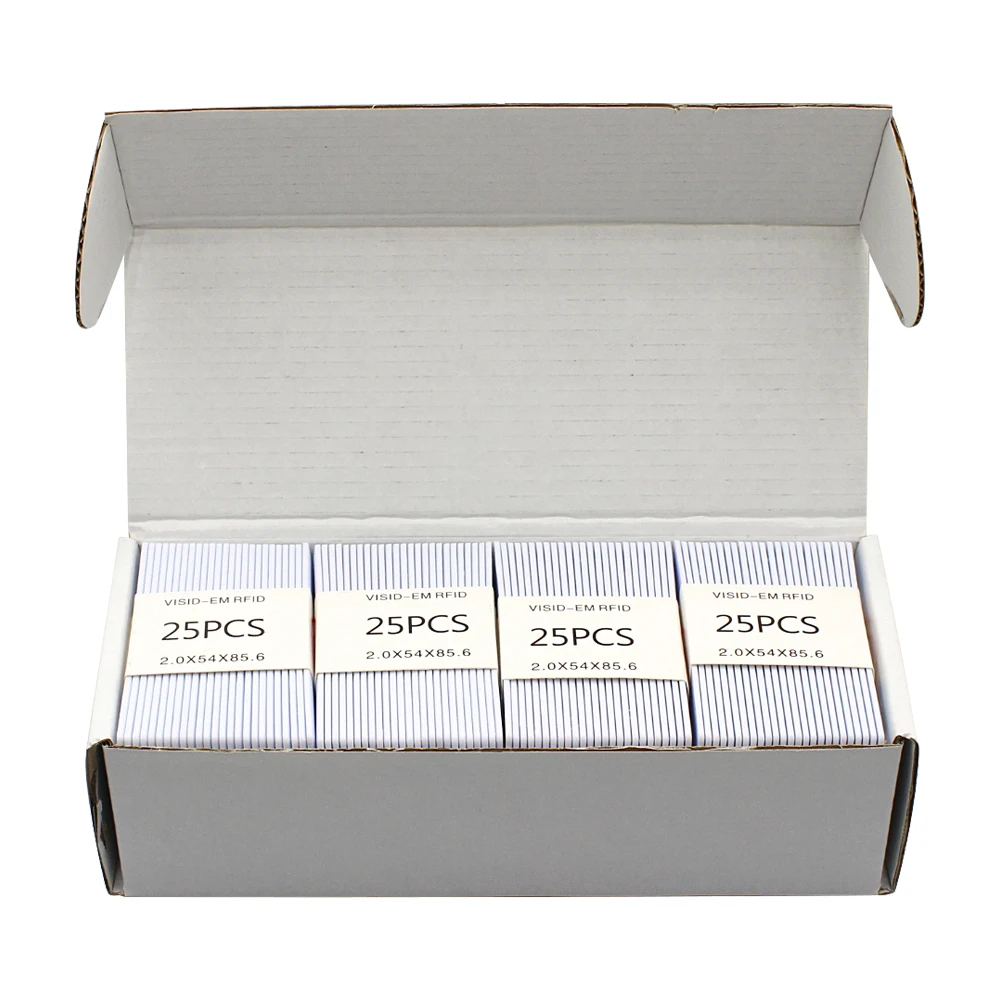 125Khz rfid white card 5pcs/10pcs/100pcs ID White Thick 125KHz TK4100 Keyfobs RFID Waterproof Key Tag Keychain Card