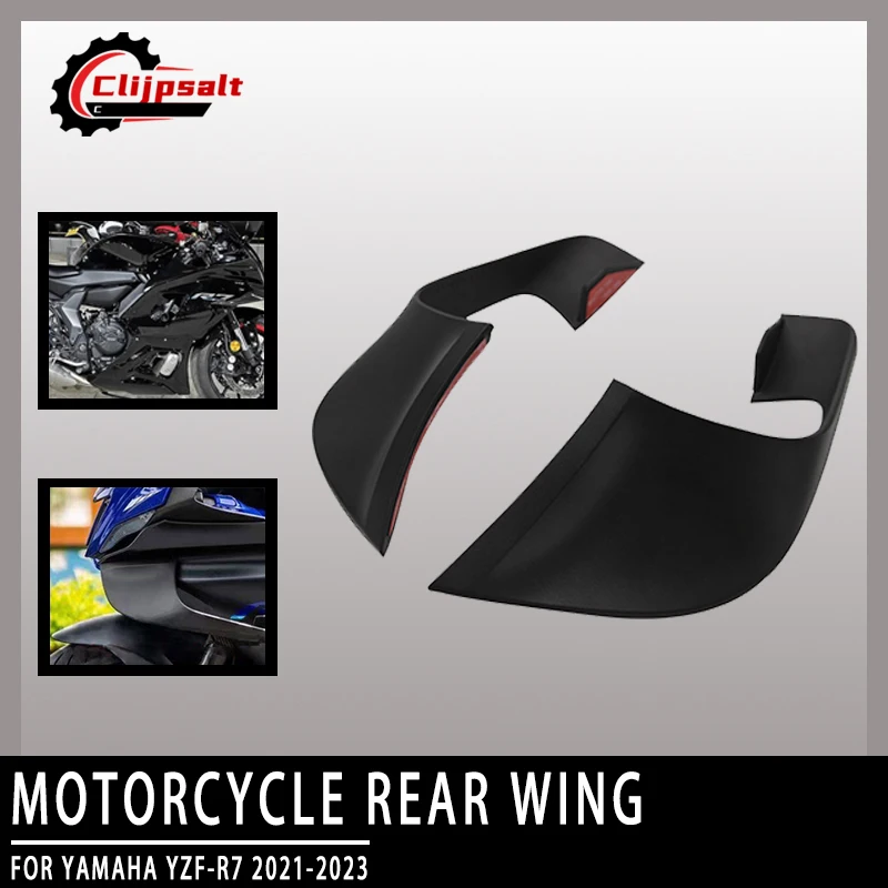 

Motorcycle fixed wing cover, For Yamaha YZF-R7 YZFR7 2021 2022 2023 aerodynamic frame, YZF R7 new wing air guide spoiler aileron