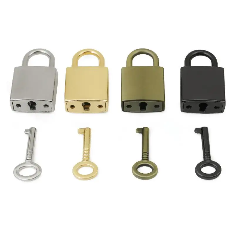 Mini Metal Padlocks With Key High Security Lock For Jewelry Box Storage Diary Suitcase Backpack Bag