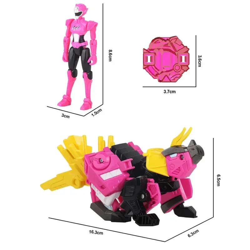 Symulacja Transformacji Zwierząt Deformacja Mini Agent Zabawki Mini Force Super Dinozaur Figurki Akcji MiniForce X