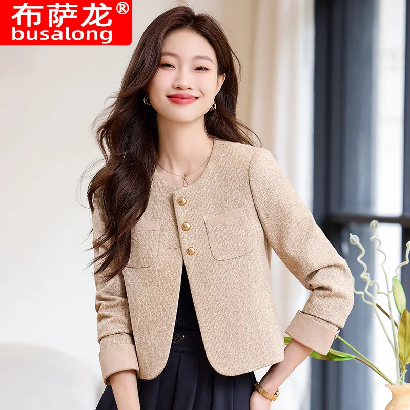 

2024Новый стильный модный костюм, повседневный женский профессиональный пиджак с длинными рукавами, официальная куртка, рабочая одежда8913