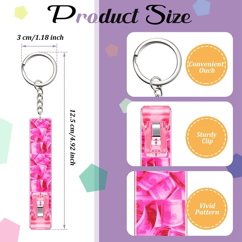 5 PCS Card Grabber For Long Nails, Card Puller Keychain ATM Contactless Card Extractor For Credit Cards