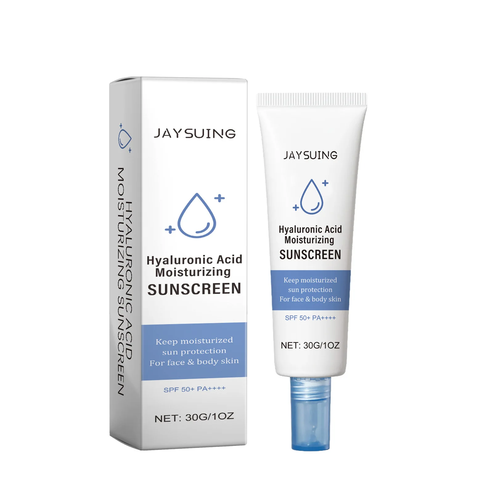 Neu eingetroffene Jaysuing Schutzlotion, feuchtigkeitsspendende, feuchtigkeitsspendende und erfrischende Anti-UV-Gesichtspflege-Schutzlotion