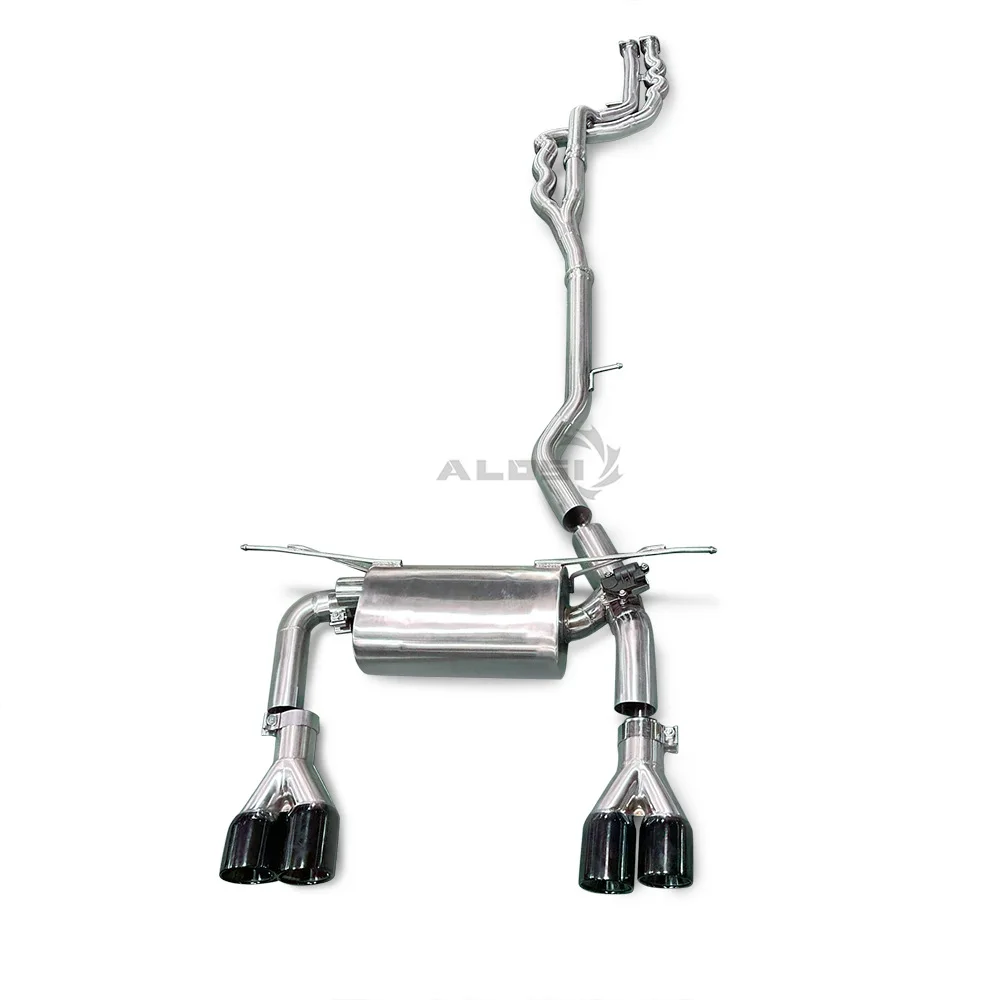 

Suitable for BMW M3 M4 F80 F82 3.0T 2014-2019 Long tube exhaust pipe with valve Muffler