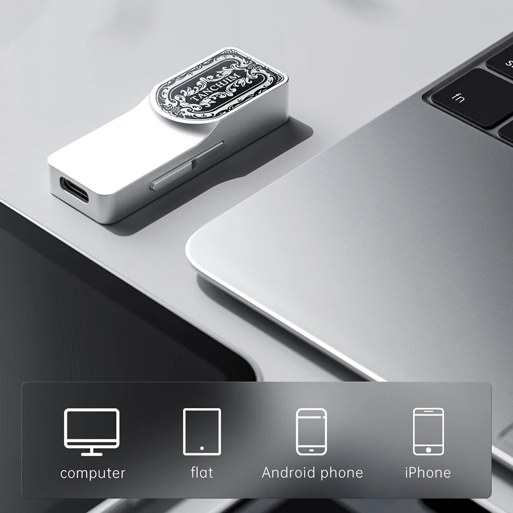 Tanchjim LUNA Portable USB DAC/AMP 2pcs CS43198 Chip Headphone Amplifier Cell Phone Dongle with 4.4mm Balanced Output