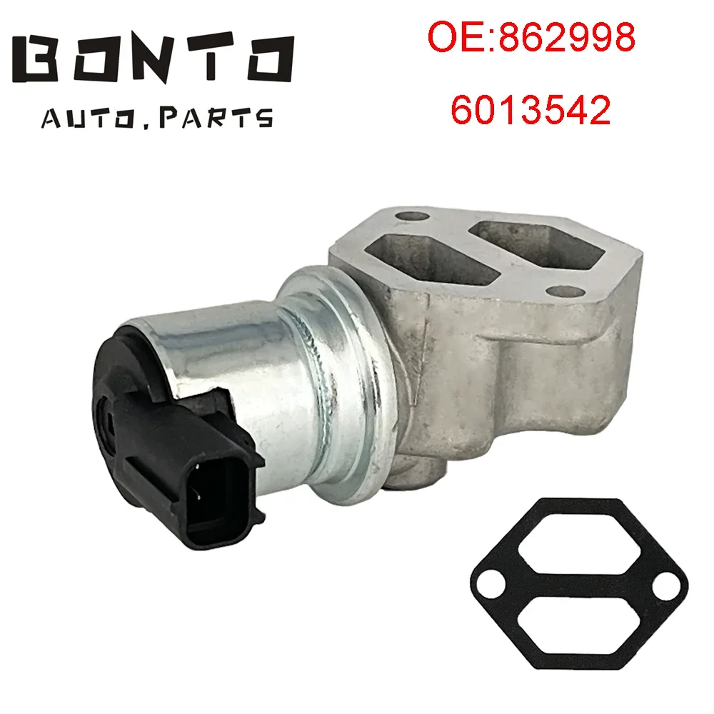 BONTO 머크루저용 공회전 공기 제어 밸브 모터, 개스킷 도장 포함 IAC, MPI V6 V8 5.0L 5.7L 4.3L, OEM:862998 6013542 1300-36067