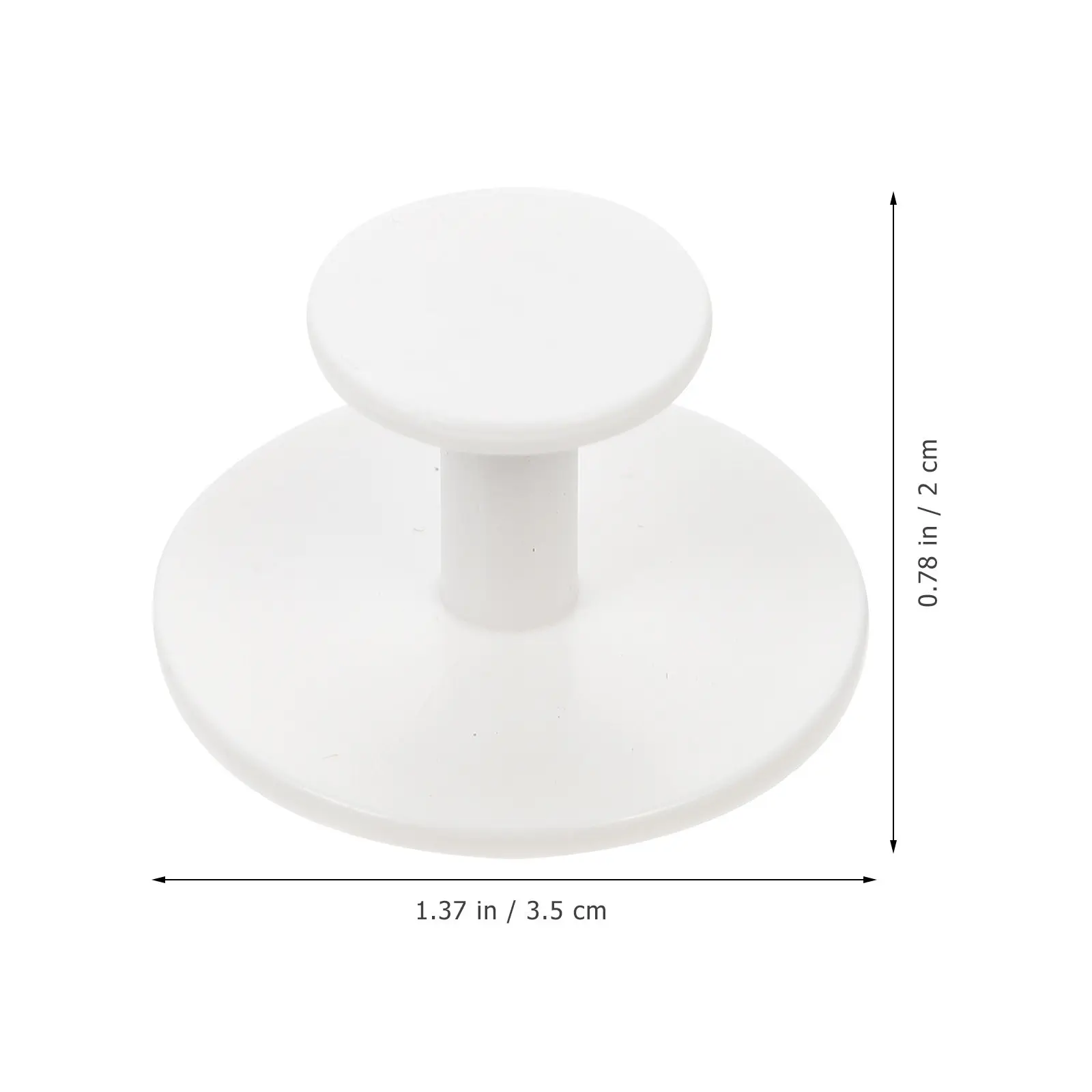 20Pcs Adhesive Cabinet Knobs Self-Stick Handles Punching-Free Pull Knobs for Drawer Window Wardrobe Door Home Furniture