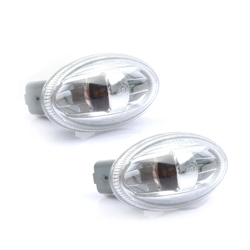 

2pcs Car Side Indicator Repeater Lamp White Plastic For Citroen Berlingo C Elysee C1 C2 C3 C5 OEM6325G3 Car Accessories
