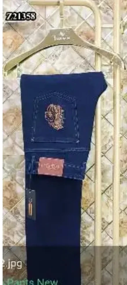 BILLIONAIRE BLKA CPTG  Jeans Thick Cotton Men 2025 Autumn Winter new Straight Embroidery fashion Quality size 30-40 Long Pants