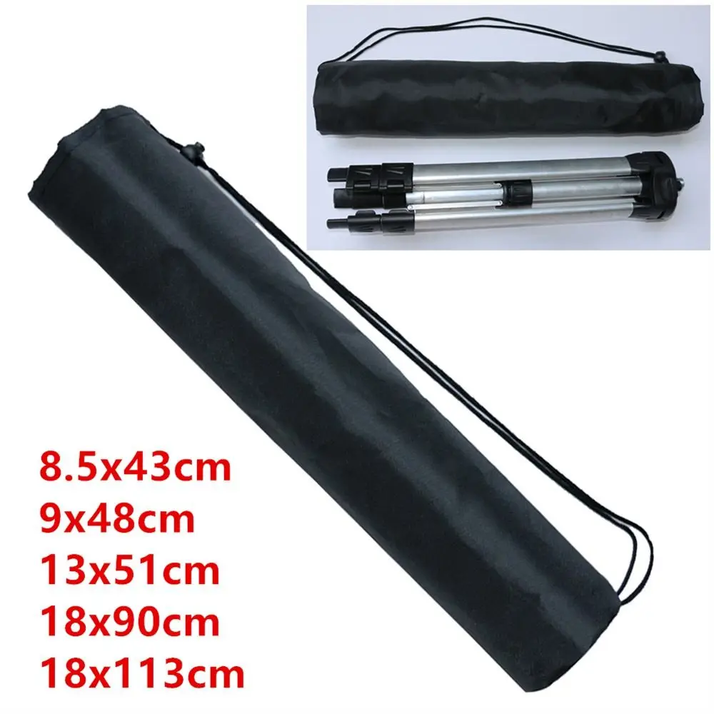 Tas dudukan lampu Hitam Travel Carry Yoga Mat 43-113cm Tripod tas dudukan Tripod tas jinjing tali serut tas Toting tas Tripod