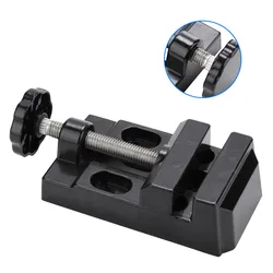 Bench Clamp Mini Flat Clamp Bench Vise Aluminum Alloy Drill Press Vice Carving Tools Machine Tools Accessories
