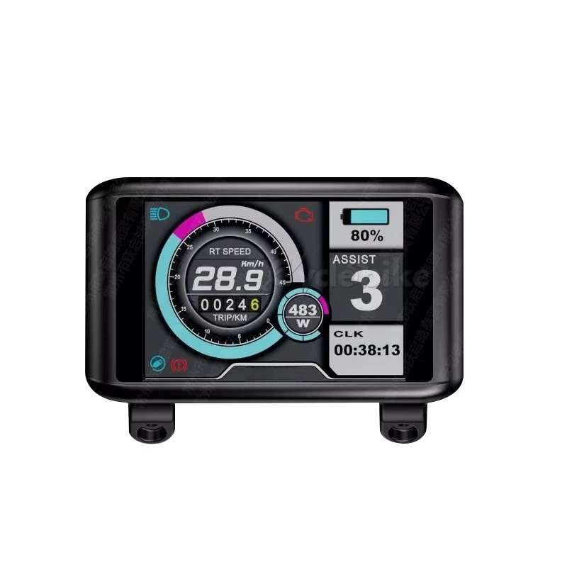 100A FOC Sine Wave Dual Mode Programmable Sabvoton Controller with UKC1 Colorful Display and Throttle