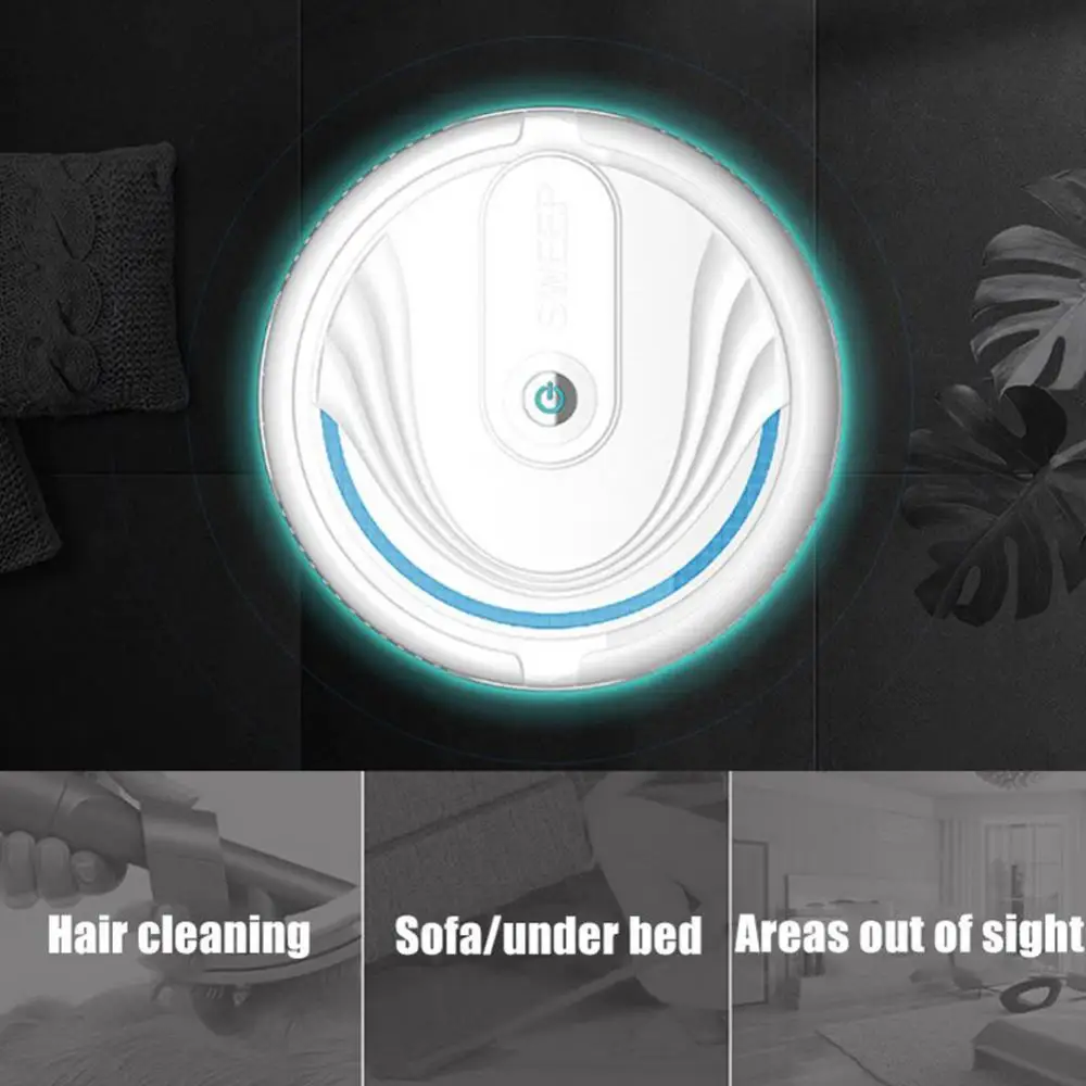 1/2/3PCS New Automatic Robot Smart Wireless Sweeping Vacuum Cleaner Wet Cleaning Machine Charging Intelligent Vacuum Cleaner