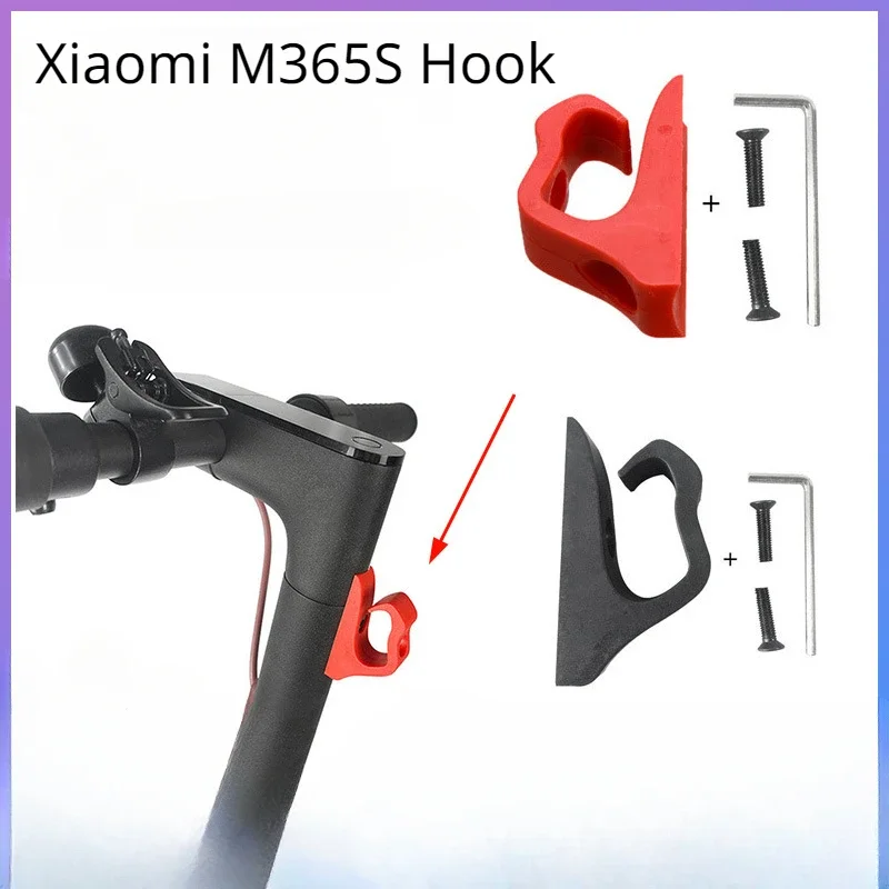 Scooter Front Hook for Xiaomi M365 Pro Electric Scooter Skateboard Storage Hook Hanger Parts Accessories S Hook with Screw Tool