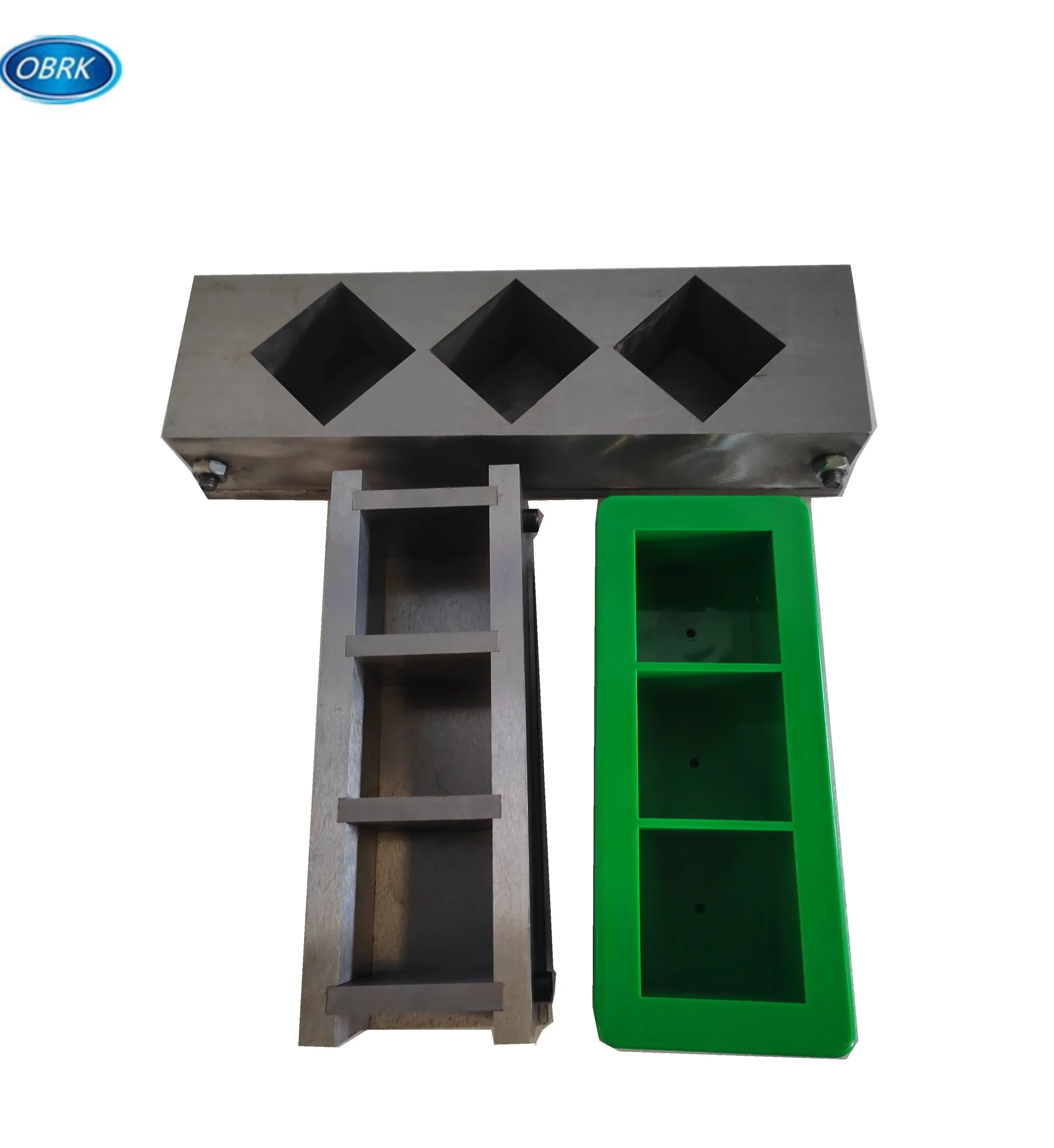 50mm Three Steel Mortar Cast Iron Cube Test Mold for Laboratory