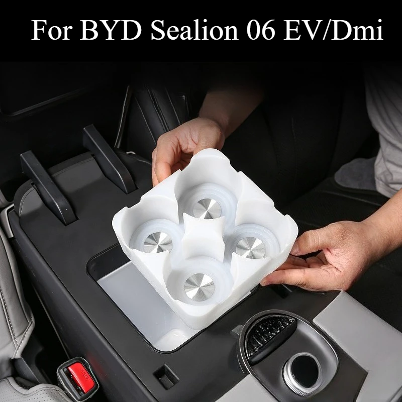 

For BYD Sealion 06 EV/Dmi Refrigerator Protection Silicone Pad Refrigerator Limit Non-slip Interior Modification Accessories