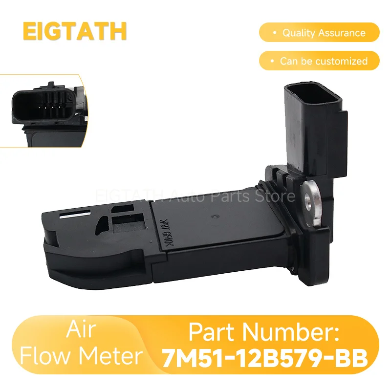 7M51-12B579-BB Hot-film Air Mass Sensor For Ford Focus MK2 DA/DB 05-11 C-MAX DM2 07-10 Mondeo CD345 07-13 Good Quality Car Parts