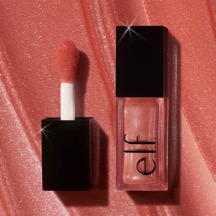 Aceite Labial Revitalizante ELF Glow, Hidratante, No Pegajoso, Color Vibrante, Ligero, Forma Película, No Grasoso, Brillo Labial con Efecto Gelatina de Frutas