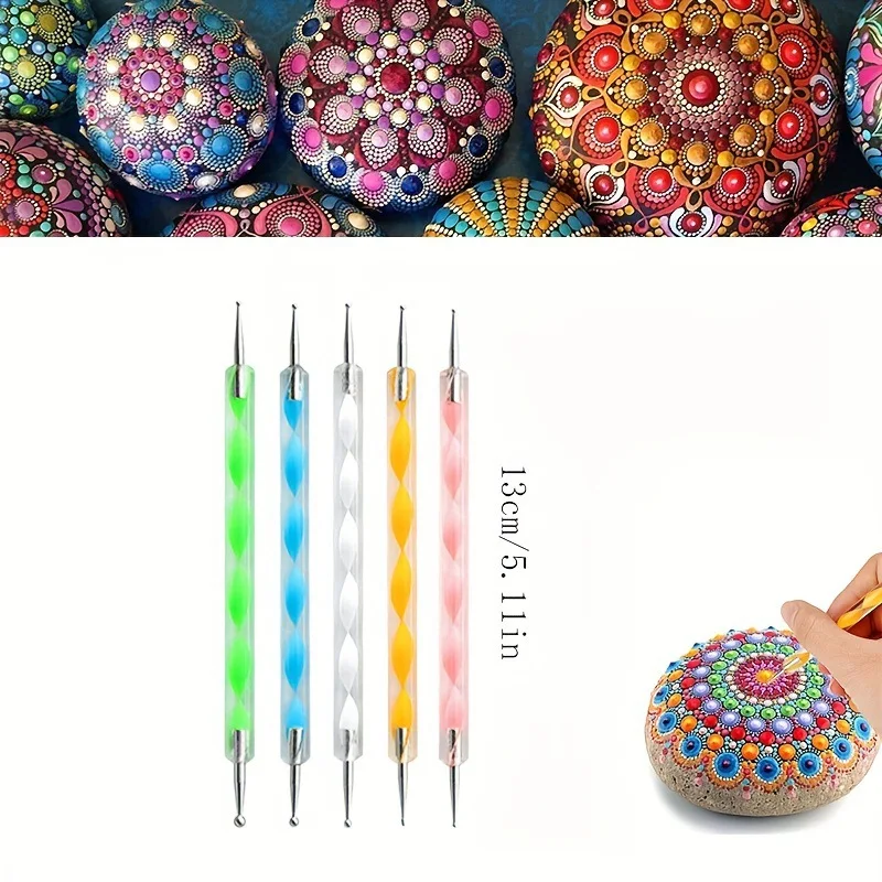 19-Piece Set Wall Painting Template Point Drill Pen DIY Graffiti Acrylic Stick