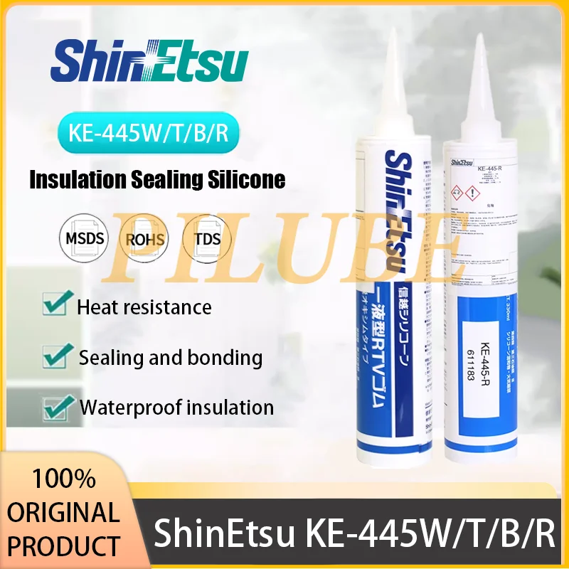 

ShinEtsu KE-445-B/T/R/W Insulation Sealing Quick Drying Silicone Curing Agent KE 445 KE445 Original Product