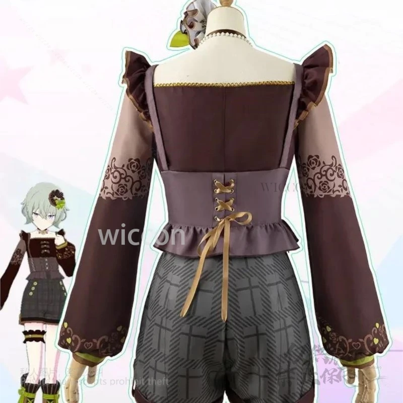 Аниме игровой проект Sekai Kusanagi Nene костюмы для косплея PJSK платье одежда полный комплект парики Хэллоуин вечерние униформа по индивидуальному заказу