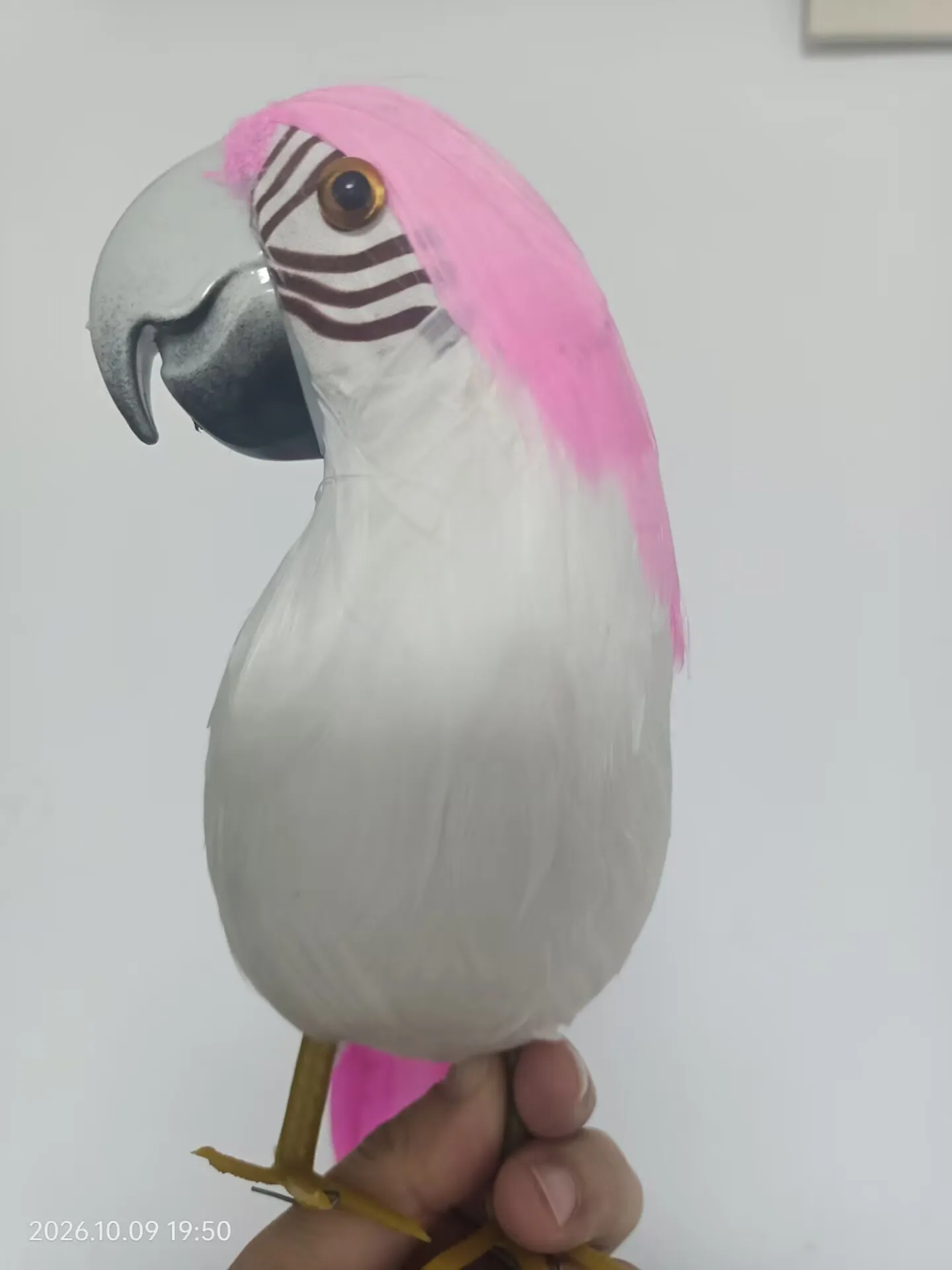 simulation pink parrot foam&feather bird model home decoration about 32cm y4060