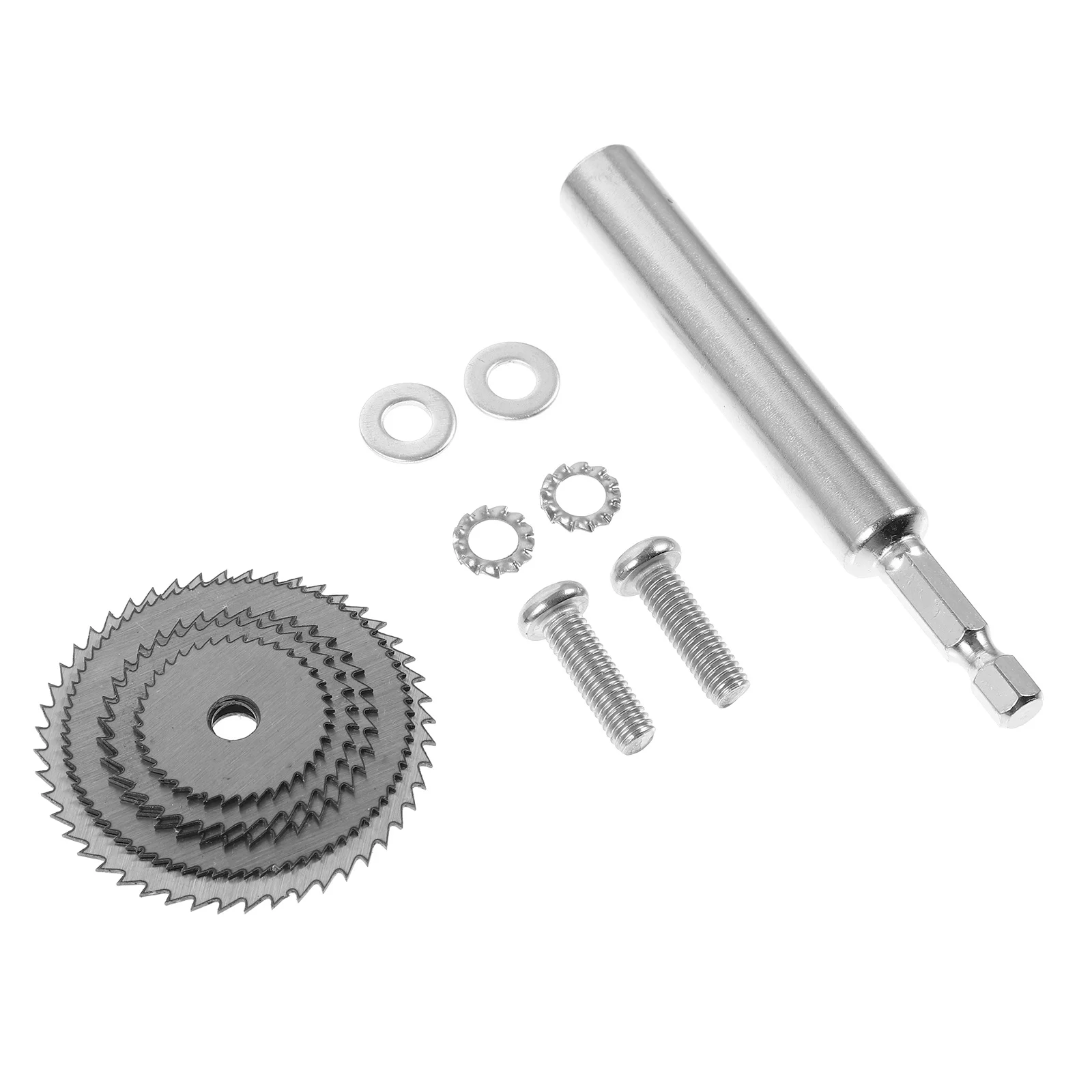 1 set Saw Blade Drill Attachment Rod For Pipe Cutting Tool Hexagonal Handle Compact Lightweight Ideal Plumbing Diy Pvc Cutters