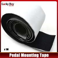 Cinta de montaje de 1M, placa de Pedal de agarre eléctrico, efecto de guitarra eléctrica, cinta adhesiva mágica, gancho de 3/5CM, accesorios para guitarra