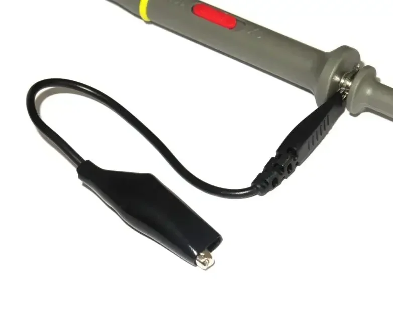 2Pcs/Lot Oscilloscope Probe P6100 100MHz X1 X10 Oscilloscope Clip Probe 100% Brand New High Quality