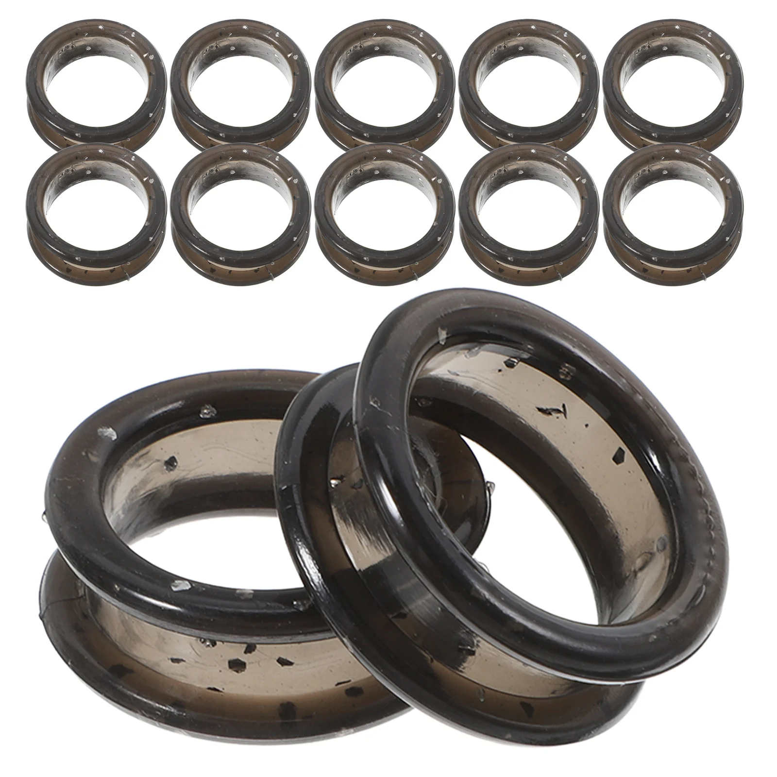 

12pcs Silicone Scissors Finger Rings Soft Pet Shear Thumb Inserts Grip Protectors For Dog Grooming Hair Cutting Tools