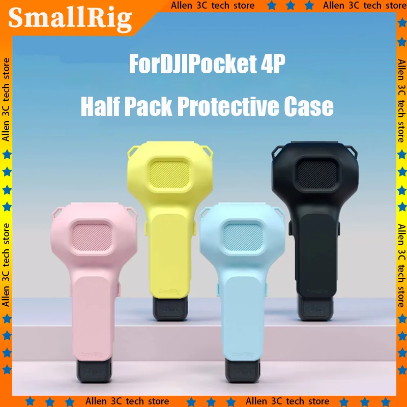 SmallRig For DJI Pocket 4P Protective Cover Anti Scratch Shockproof Case Screen Lens Half Wrap Protection Shell