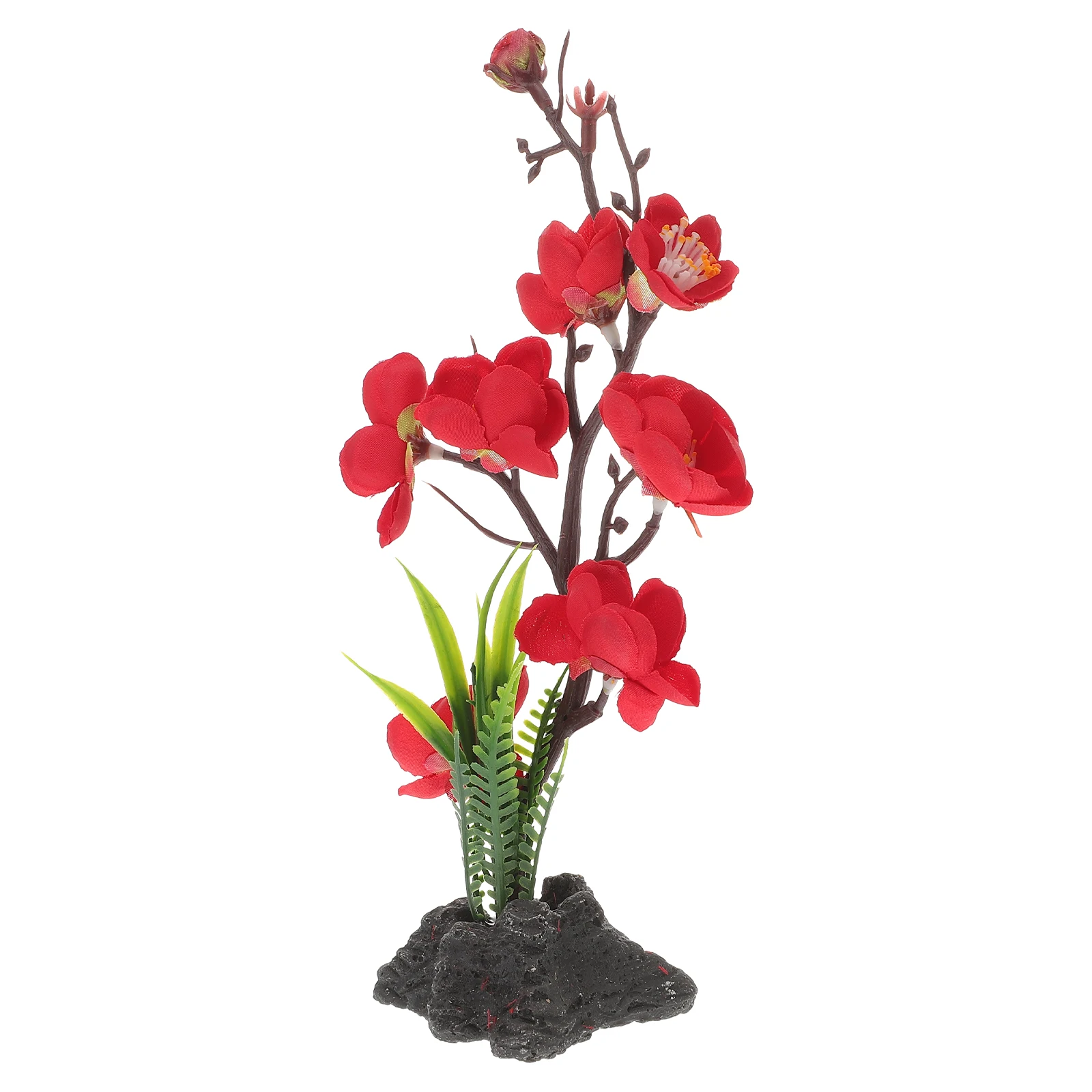 

Plastic Sushi Dish nament Lightweight Portable Red Simulation Flower Decor Japanese Restaurant Plates Kitchen Bar Accessories