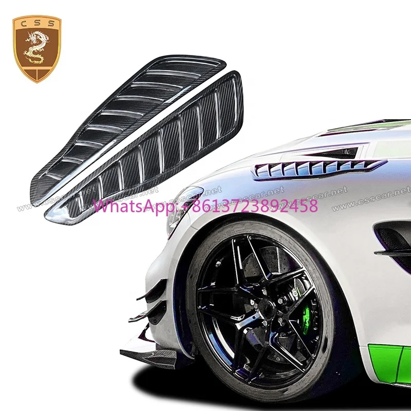 

Vehicle Accessories PRO Style Front Side Fender Vent Trim Cover for Mercedes Bens AMG GTR