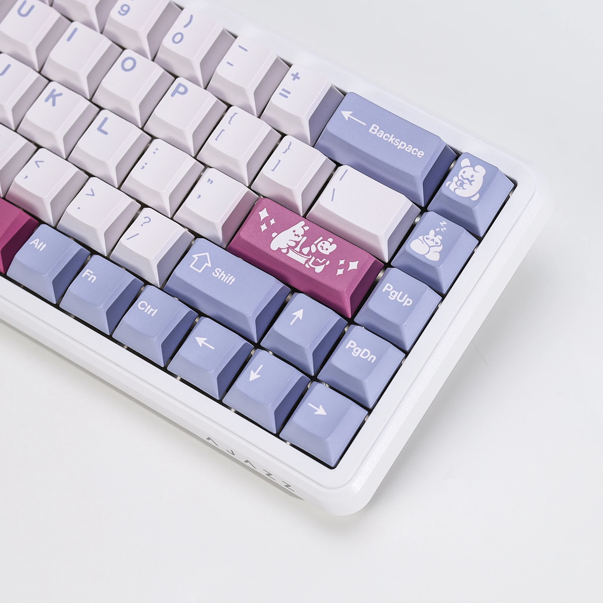 KBDiy Clone GMK Tuzi Keycap Retro Cute Cherry Profile Alice Keycap Custom für MX Magnetic Switch Gaming Mechanical Keyboard KIT – Detail 18