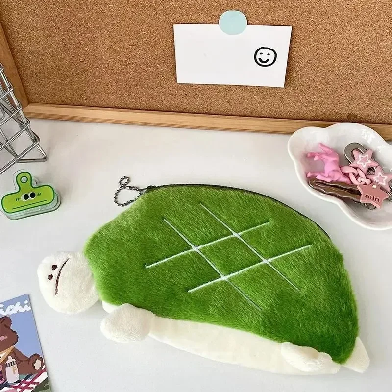 Cute Turtle Pencil Case Stationery Storage Bag for Kids Students School Office Supplies Pen Organizer 1Pc