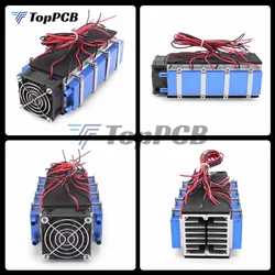 DC 12V 576W Thermoelectric Peltier Cooler Semiconductor Air Conditioner Cooling System Refrigeration for Aquarium Water Cooling