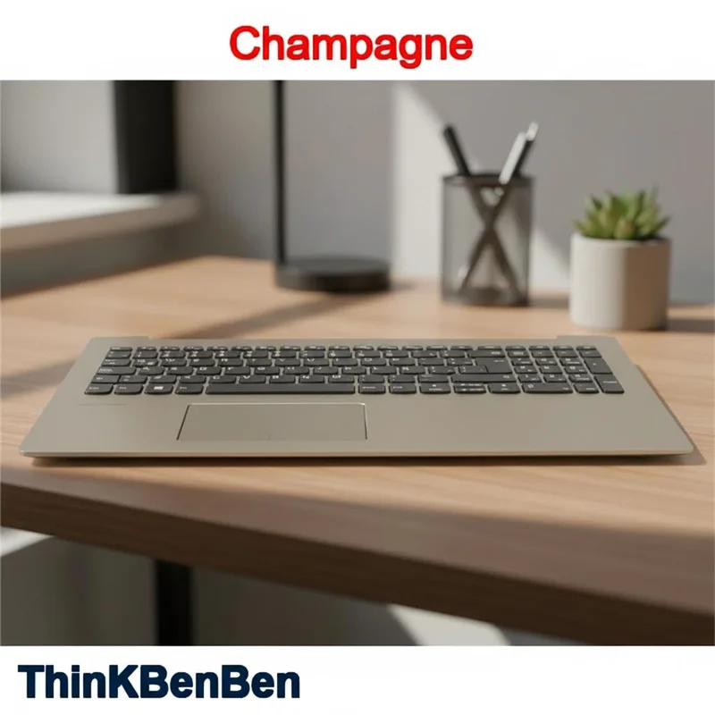 

Клавиатура с верхней крышкой и подставкой для рук цвета шампань для Lenovo Ideapad 520 15 15IKB 5CB0N98689
