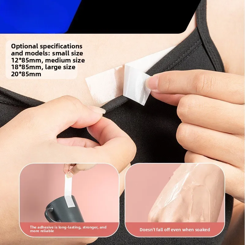 Invisible Anti-Exposure Sticker for Off Shoulder Clothes Transparent Double Sided Tape for Shirt Neckline Bra Strap Holder