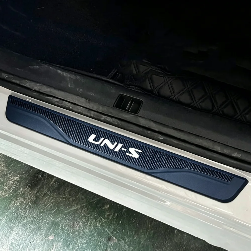 For Changan UNI-S UNIS 2024 2025 Stainless Car Door Sill Scuff Plate Kick Entry Guard Pedal Protector Cover Trim  Accessories