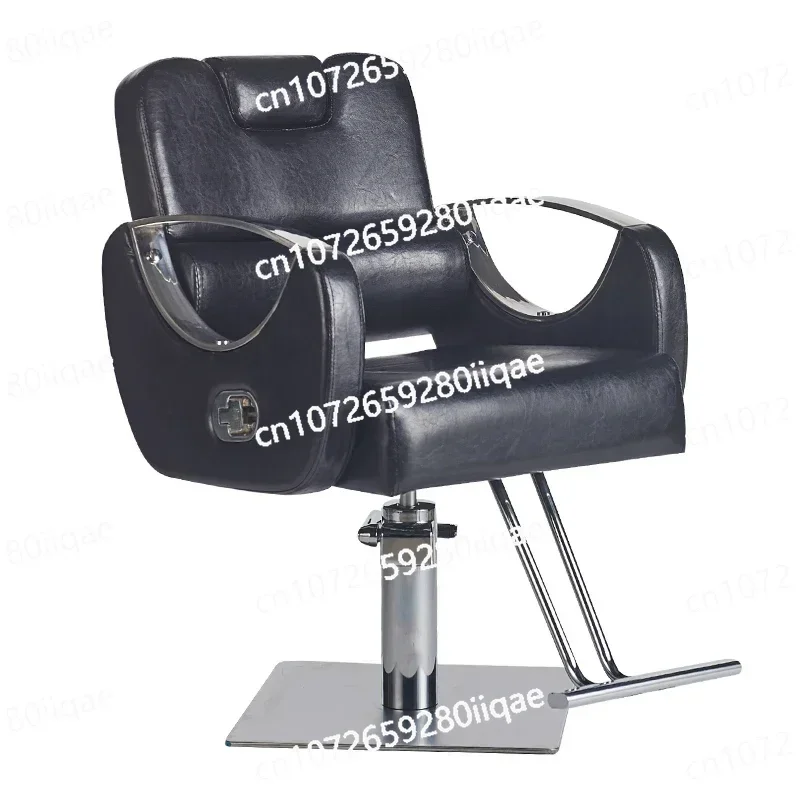 

Barber Shop Chair Can Be Put Down Lifting High-End Internet Celebrity Hairdressing Chair Hair Salon