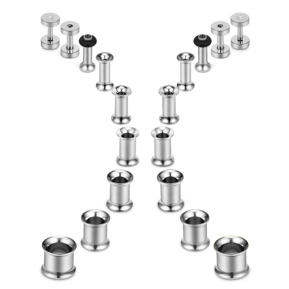 2PCS Ear Gauges 316… - image