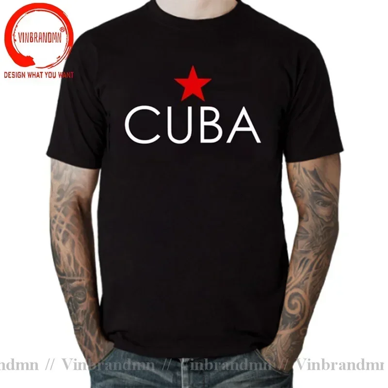 Vintage Old School Used Look Cuban Havana T Shirts Fidel Castro La Revolution Ché Guevara T-Shirt Cuba Libre Tee Shirt Camisetas