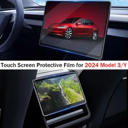 Pellicola protettiva per schermo per Tesla Model Y 3 Highland 2024 posteriore Row Center Control Touch Screen accessori per pellicole in vetro temperato