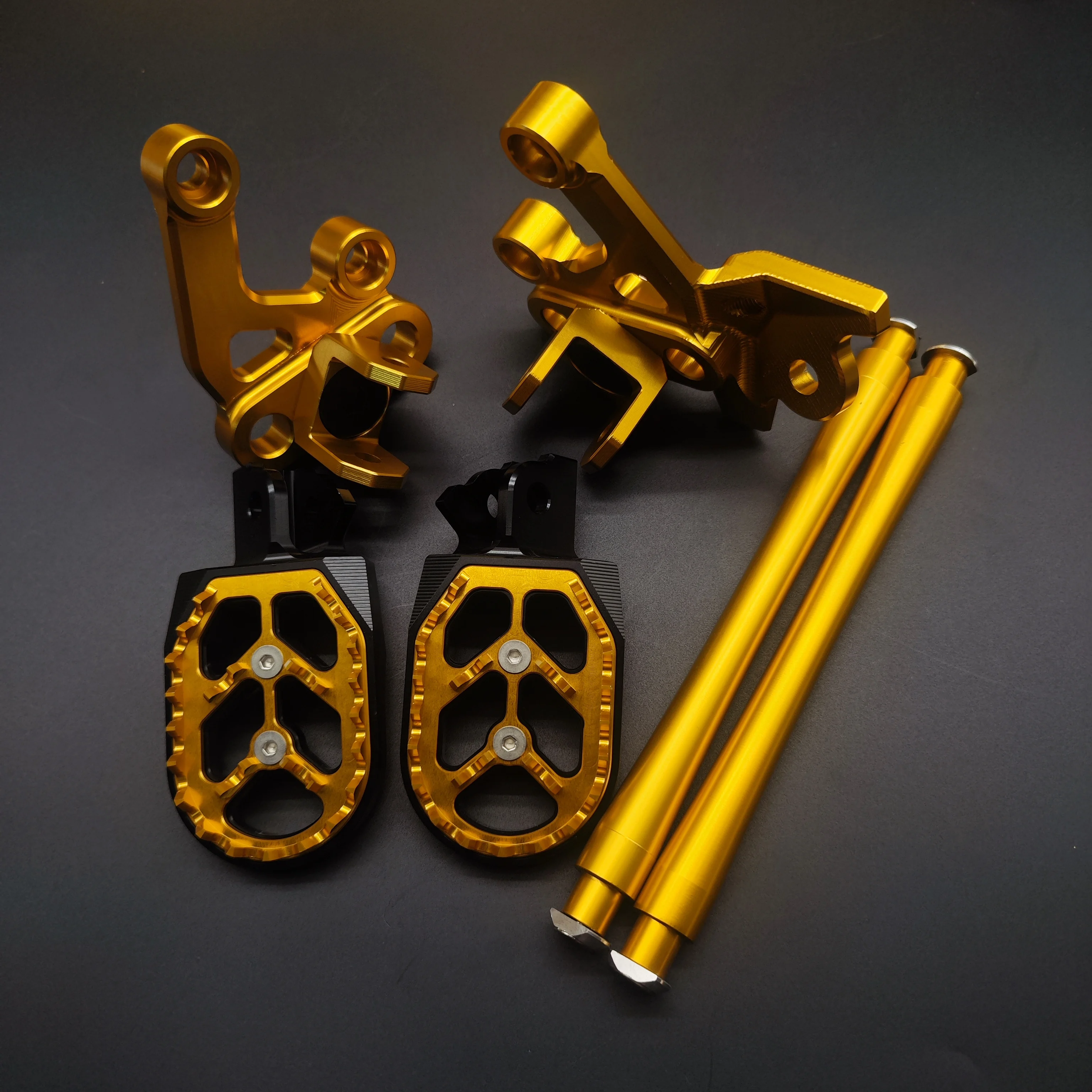 CNC Axle Blocks Footpeg Triangle Linkage Disc Guard Footbrake for sur ron Parts